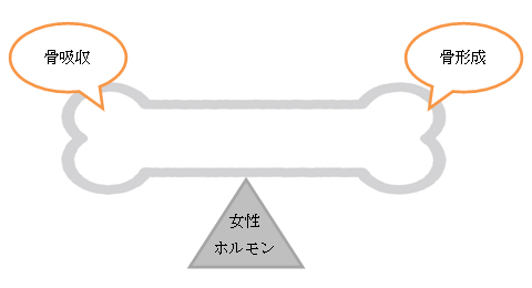 ホルモンバランスの乱れによる急激な骨量低下